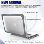 Für MacBook Pro 16 Zoll A2141 (2019) PC + TPU Zweifarbige Laptop Schutzhülle