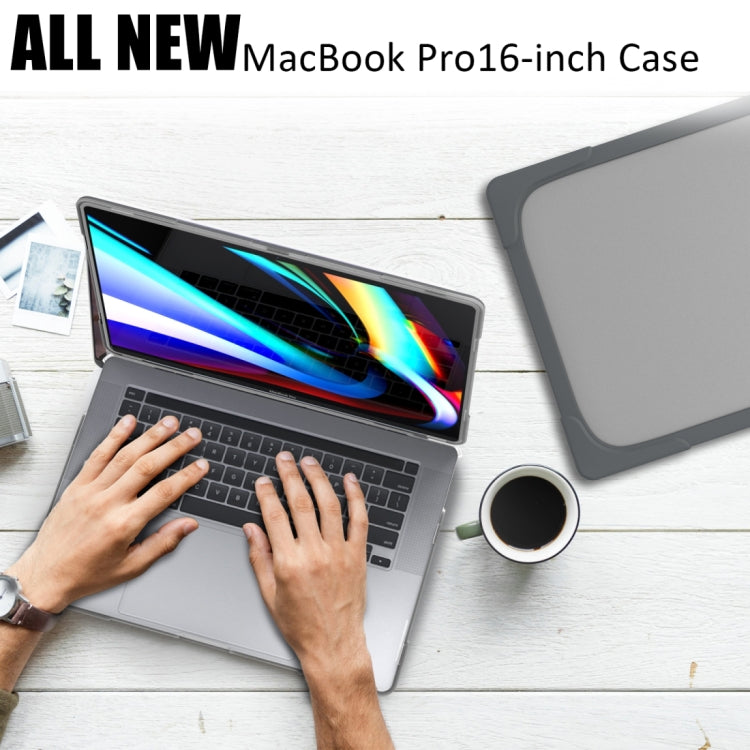 Für MacBook Pro 16 Zoll A2141 (2019) PC + TPU Zweifarbige Laptop Schutzhülle