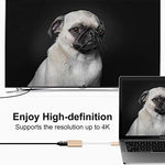 USB-C / Type-C 3.1 Stecker zu Mini DP Buchse HD Konverter, Länge: 12cm, Silber, Gold