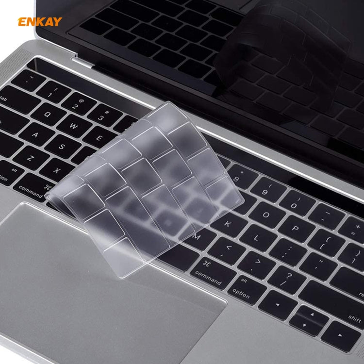 ENKAY TPU Tastaturschutz für MacBook Pro 13,3 Zoll A1706 / A1989 / A2159 & Pro 15,4 Zoll A1707 / A1990 (mit Touch Bar), US-Version