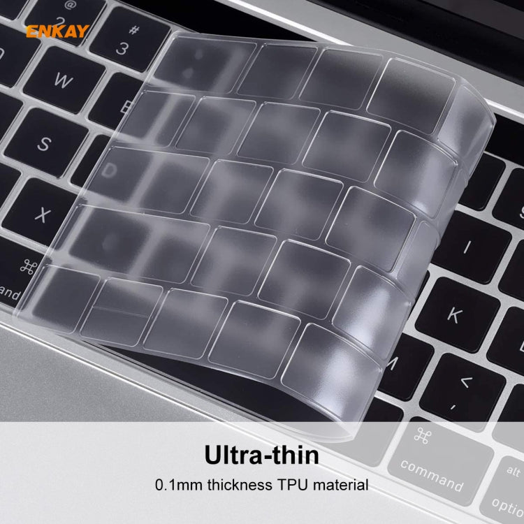 ENKAY TPU Tastaturschutz für MacBook Pro 13,3 Zoll A1706 / A1989 / A2159 & Pro 15,4 Zoll A1707 / A1990 (mit Touch Bar), US-Version