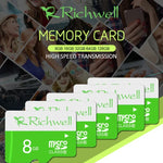 Richwell 32 GB High Speed ​​Class 10 Micro SD (TF) Speicherkarte, 32 GB