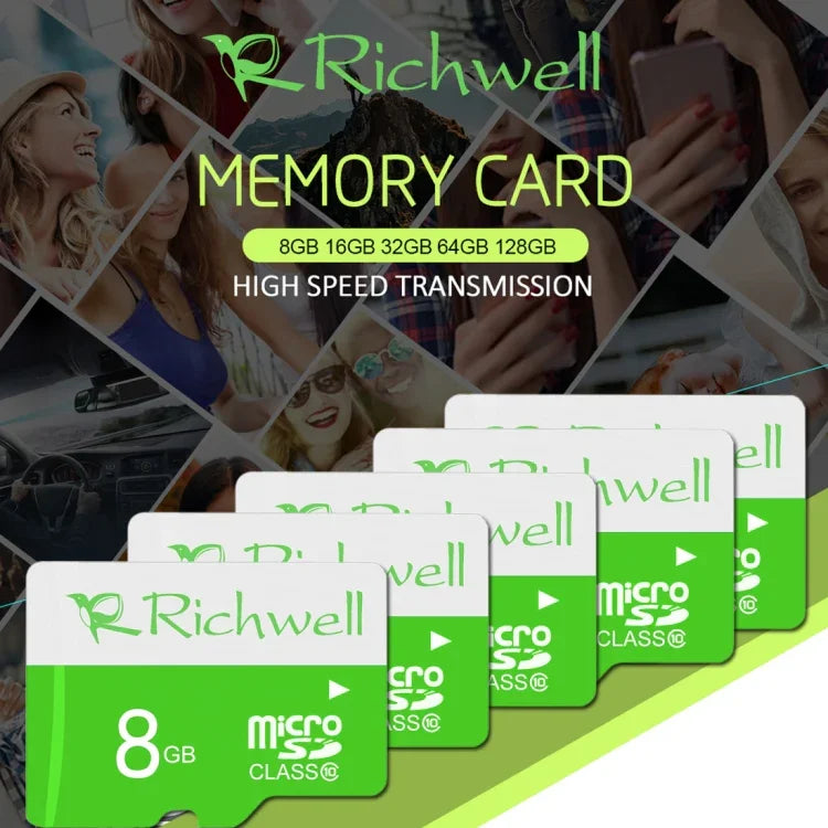 Richwell 32 GB High Speed ​​Class 10 Micro SD (TF) Speicherkarte, 32 GB