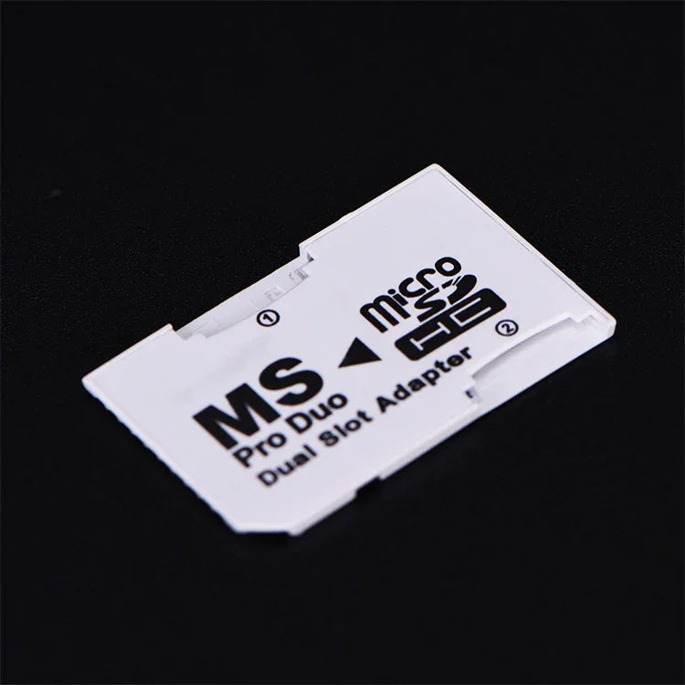CR-5400 Dual-Slot Micro SDHC(TF) zu MS PRO Duo Adapter, Unterstützte Gesamtkapazität: 64 GB, CR-5400