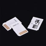 CR-5400 Dual-Slot Micro SDHC(TF) zu MS PRO Duo Adapter, Unterstützte Gesamtkapazität: 64 GB, CR-5400
