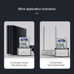 Blueendless 2,5 / 3,5 Zoll SATA USB 3.0 2-Bay Offline-Kopier-Festplatten-Dock