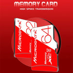MICRODATA 32 GB High Speed ​​U1 Rot und Weiß TF (Micro SD) Speicherkarte, 32 GB