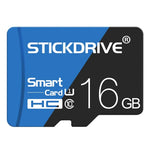 STICKDRIVE 16 GB High Speed ​​U1 Blau und Schwarz TF (Micro SD) Speicherkarte, 16 GB