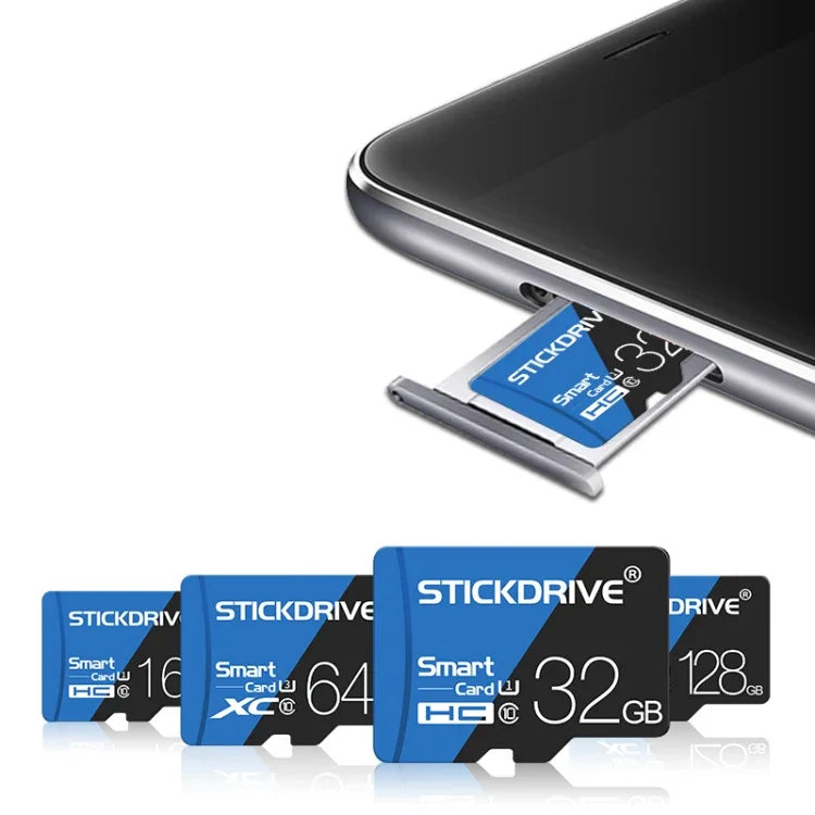 STICKDRIVE 16 GB High Speed ​​U1 Blau und Schwarz TF (Micro SD) Speicherkarte, 16 GB