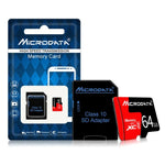 MICRODATA 64GB U3 Rot und Schwarz TF (Micro SD) Speicherkarte, 64GB