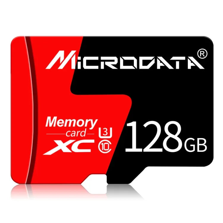 MICRODATA 128GB U3 Rot und Schwarz TF (Micro SD) Speicherkarte, 128GB