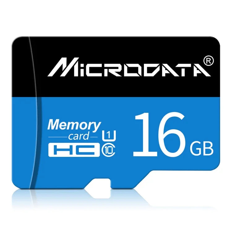 MICRODATA 16GB U1 Blau und Schwarz TF (Micro SD) Speicherkarte, 16GB