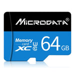 MICRODATA 64GB U3 Blau und Schwarz TF (Micro SD) Speicherkarte, 64GB
