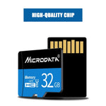 MICRODATA 128GB U3 Blau und Schwarz TF (Micro SD) Speicherkarte, 128GB