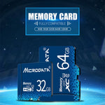 MICRODATA 32GB U1 Blaue TF (Micro SD) Speicherkarte, 32 GB