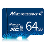 MICRODATA 64GB U3 Blue TF (Micro SD) Speicherkarte, 64GB
