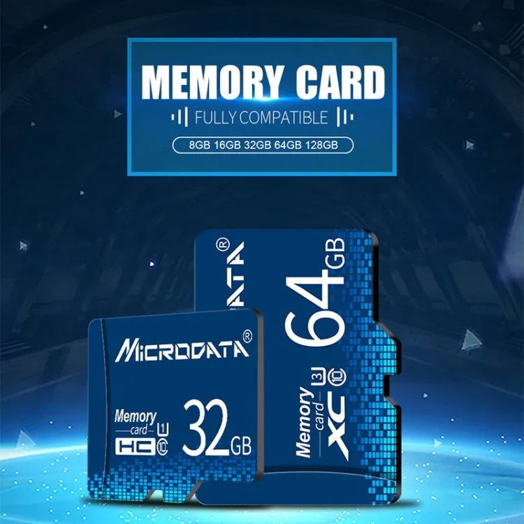MICRODATA 128GB U3 Blue TF (Micro SD) Speicherkarte, 128GB