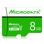 MICRODATA 8GB U1 Grün und Weiß TF (Micro SD) Speicherkarte, 8GB