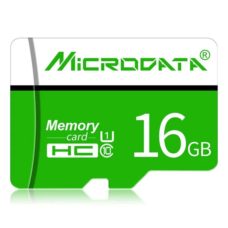 MICRODATA 16GB U1 Grün und Weiß TF (Micro SD) Speicherkarte, 16GB