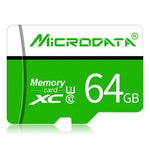 MICRODATA 64GB U3 Grün und Weiß TF (Micro SD) Speicherkarte, 64GB