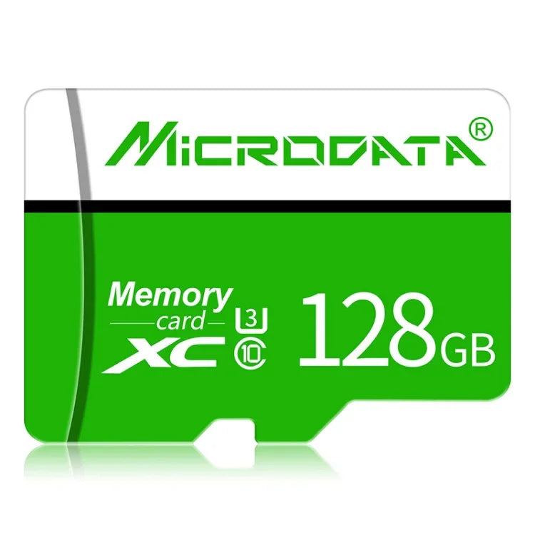 MICRODATA 128GB U3 Grün und Weiß TF (Micro SD) Speicherkarte, 128GB