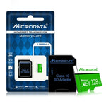 MICRODATA 128GB U3 Grün und Weiß TF (Micro SD) Speicherkarte, 128GB