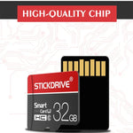 STICKDRIVE 128GB U3 White Line Red and Black TF (Micro SD) Speicherkarte, 128GB
