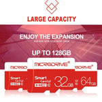 Microdrive 64 GB Class 10 High Speed ​​Class 10 Micro SD (TF) Speicherkarte, 64 GB