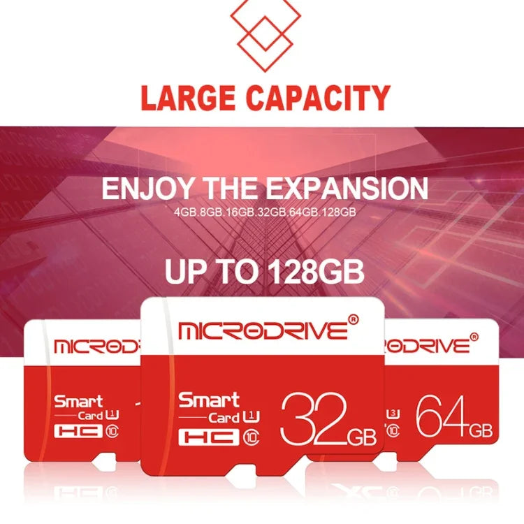 Microdrive 64 GB Class 10 High Speed ​​Class 10 Micro SD (TF) Speicherkarte, 64 GB
