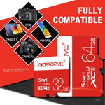 Microdrive 64 GB Class 10 High Speed ​​Class 10 Micro SD (TF) Speicherkarte, 64 GB