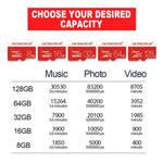 Microdrive 64 GB Class 10 High Speed ​​Class 10 Micro SD (TF) Speicherkarte, 64 GB