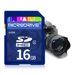 Microdrive 16 GB High-Speed-SD-Speicherkarte der Klasse 10 für alle digitalen Geräte mit SD-Kartensteckplatz, 16 GB