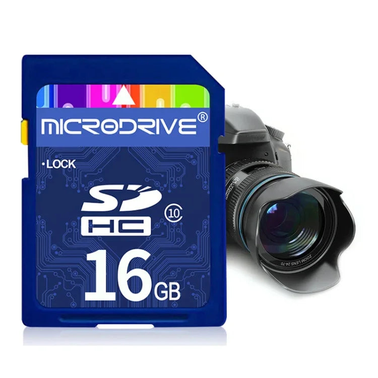Microdrive 16 GB High-Speed-SD-Speicherkarte der Klasse 10 für alle digitalen Geräte mit SD-Kartensteckplatz, 16 GB