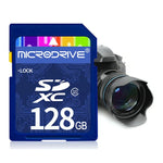 Microdrive 128 GB High-Speed-SD-Speicherkarte der Klasse 10 für alle digitalen Geräte mit SD-Kartensteckplatz, 128 GB