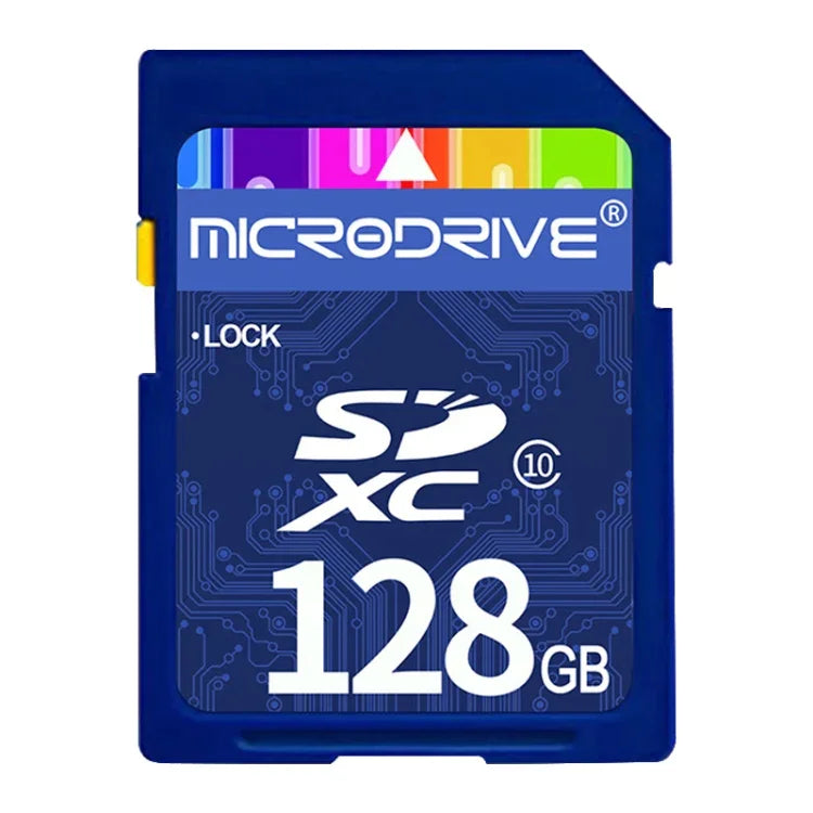 Microdrive 128 GB High-Speed-SD-Speicherkarte der Klasse 10 für alle digitalen Geräte mit SD-Kartensteckplatz, 128 GB
