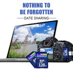 Microdrive 128 GB High-Speed-SD-Speicherkarte der Klasse 10 für alle digitalen Geräte mit SD-Kartensteckplatz, 128 GB