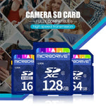 Microdrive 128 GB High-Speed-SD-Speicherkarte der Klasse 10 für alle digitalen Geräte mit SD-Kartensteckplatz, 128 GB
