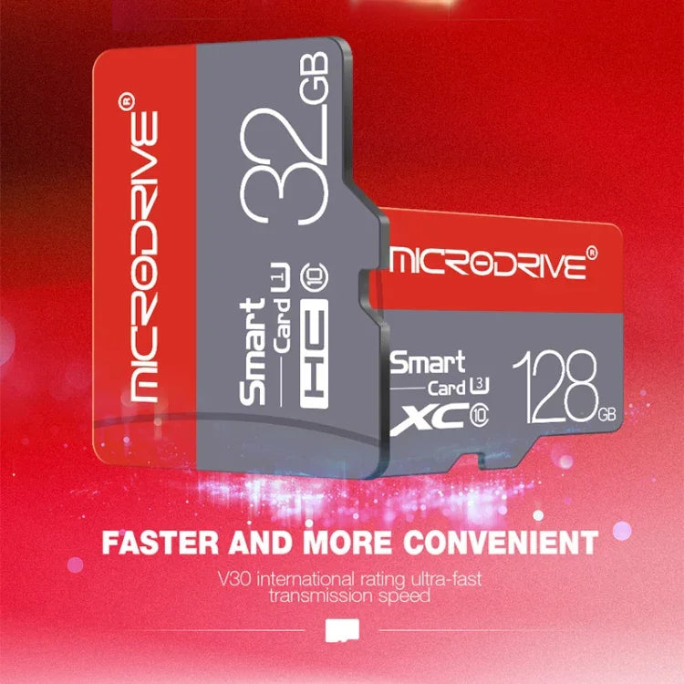 Microdrive 128 GB High Speed ​​Class 10 Micro SD (TF) Speicherkarte, 128 GB