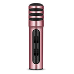 BGN-C7 Kondensatormikrofon Doppel-Mobiltelefon Karaoke Live-Gesang Mikrofon mit eingebauter Soundkarte
