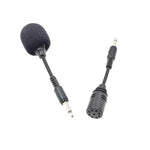 ZJ002MR-01 Mono 3,5mm Stecker Bluetooth Kabelloses Dolmetscher-Tourguide Megafon Gerade Mikrofon, Mono