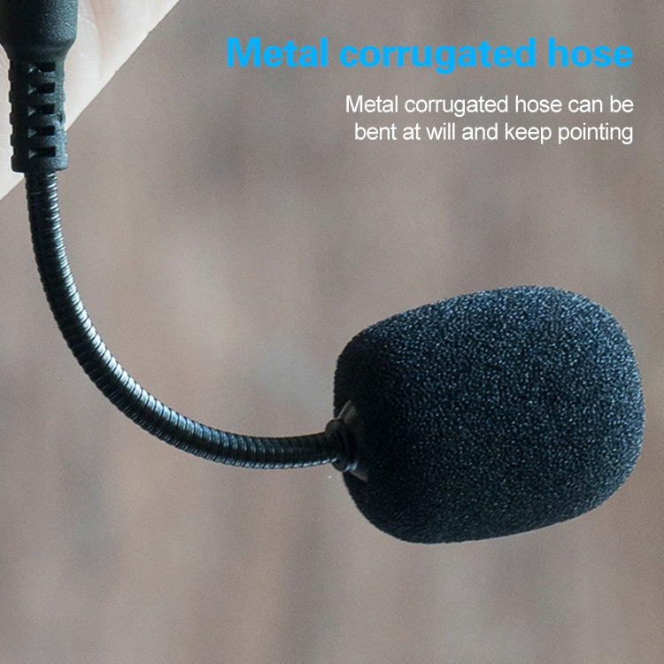 ZJ002MR-01 Stereo 3,5mm Stecker Bluetooth Kabelloses Dolmetscher-Tourguide Megafon Gerade Mikrofon, Stereo
