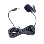 ZJ002MR Mono 3,5mm gerader Stecker Auto-Sonnenblende kabelloses Dolmetscher-Tourguide-Megafon Lavalier-Kabelmikrofon, Länge: 3m, Mono 3,5mm