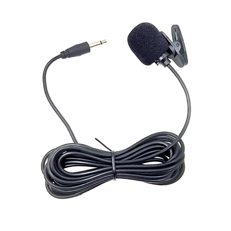 ZJ002MR Mono 3,5mm gerader Stecker Auto-Sonnenblende kabelloses Dolmetscher-Tourguide-Megafon Lavalier-Kabelmikrofon, Länge: 3m, Mono 3,5mm