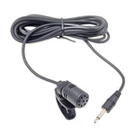 ZJ002MR Mono 3,5mm gerader Stecker Auto-Sonnenblende kabelloses Dolmetscher-Tourguide-Megafon Lavalier-Kabelmikrofon, Länge: 3m, Mono 3,5mm