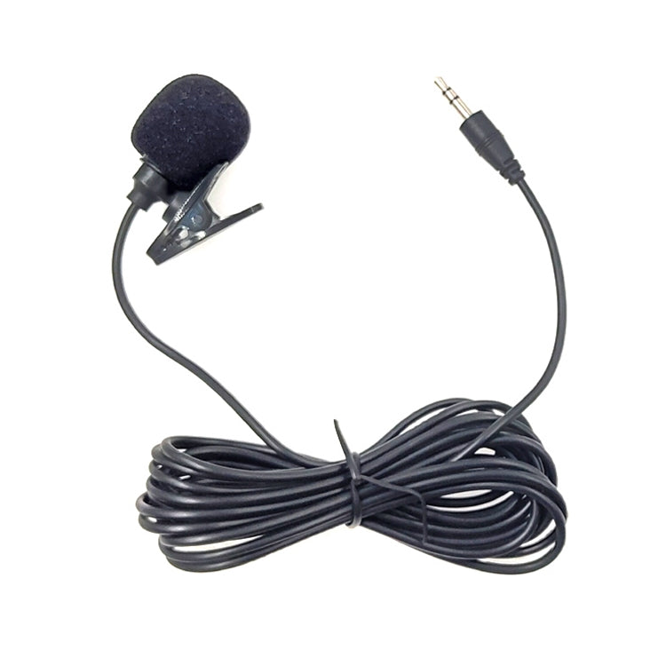ZJ002MR Stereo 3,5mm gerader Stecker Auto-Sonnenblende kabelloses Dolmetscher-Tourguide-Megafon Lavalier-Kabelmikrofon, Länge: 3m, Stereo 3,5mm