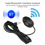 ZJ010MR Mono 2,5mm Winkelstecker Auto-Navigations-GPS-Lautsprecher externes Bluetooth-Mikrofon, Länge: 3m, 2,5mm