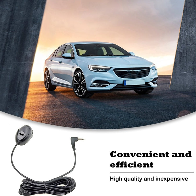 ZJ010MR Mono 2,5mm Winkelstecker Auto-Navigations-GPS-Lautsprecher externes Bluetooth-Mikrofon, Länge: 3m, 2,5mm