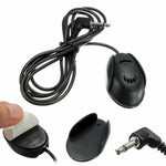 ZJ010MR Mono 3,5mm Winkelstecker Auto-Navigations-GPS-Lautsprecher externes Bluetooth-Mikrofon, Länge: 3m, 3,5mm