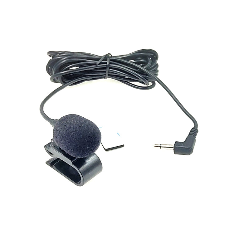 ZJ025MR Aufklebbares Clip-On Lavalier Mono Mikrofon für Auto GPS / Bluetooth-fähiges Audio DVD externes Mikrofon, Kabellänge: 3m, 90-Grad-Winkel 2,5mm Klinke, Winkel 2,5mm Klinke Mono
