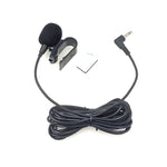 ZJ025MR Aufklebbares Clip-On Lavalier Mono Mikrofon für Auto GPS / Bluetooth-fähiges Audio DVD externes Mikrofon, Kabellänge: 3m, 90-Grad-Winkel 3,5mm Klinke, Winkel 3,5mm Klinke Mono